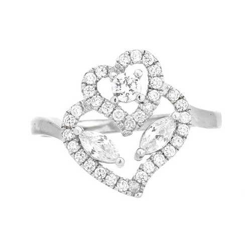 bague femme argent zirconium 8100841 pic2