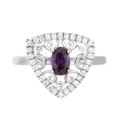 bague femme argent zirconium 8100847 pic2