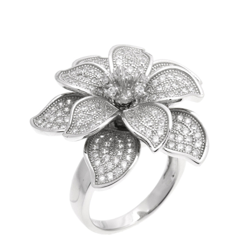 bague femme argent zirconium 8100866