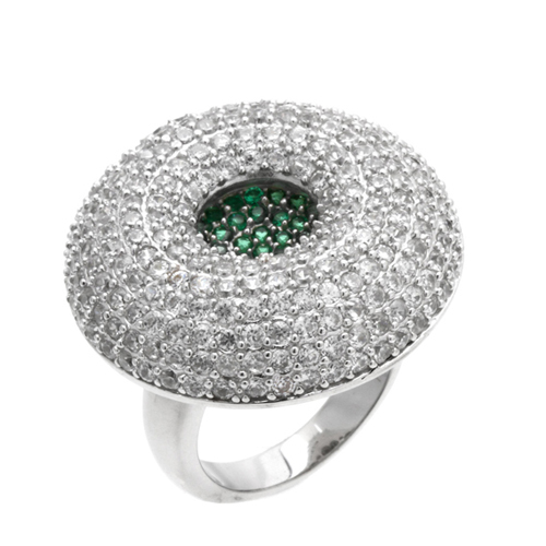 bague femme argent zirconium 8100874
