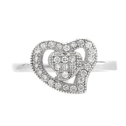 bague femme argent zirconium 8100875 pic2