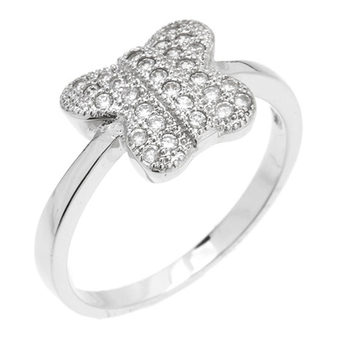 bague femme argent zirconium 8100876