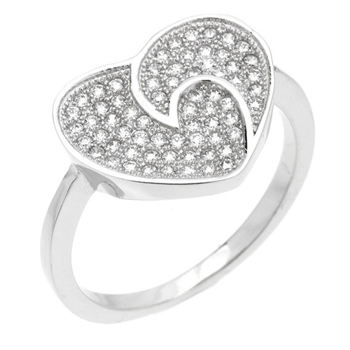 bague femme argent zirconium 8100878