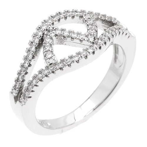 bague femme argent zirconium 8100880