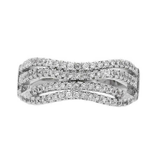 bague femme argent zirconium 8100881 pic2