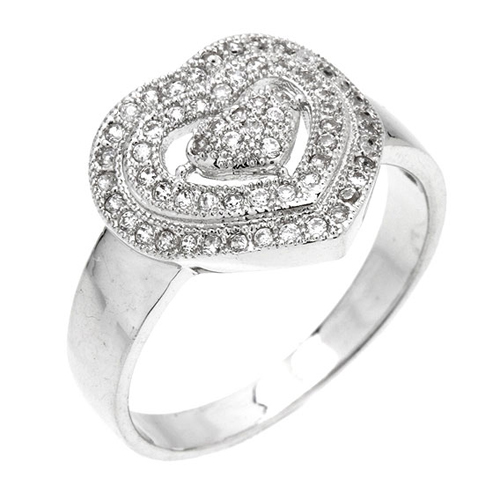 bague femme argent zirconium 8100883