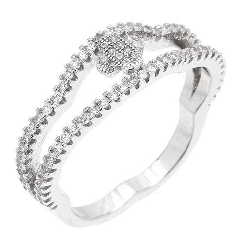 bague femme argent zirconium 8100888