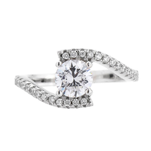 bague femme argent zirconium 8100890 pic2