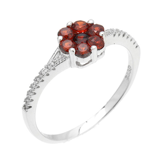 bague femme argent zirconium 8100894