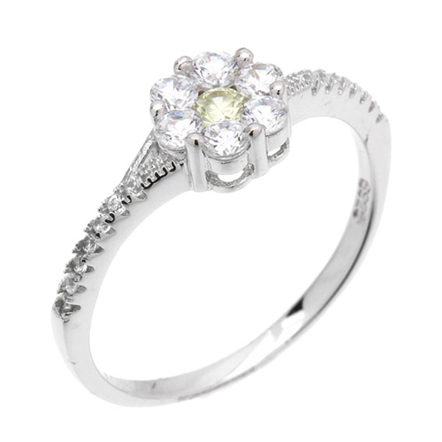 bague femme argent zirconium 8100895