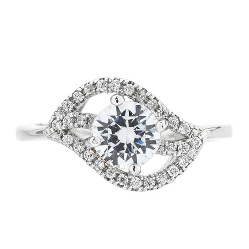 bague femme argent zirconium 8100898 pic2