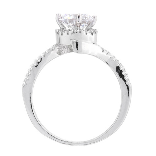 bague femme argent zirconium 8100901 pic3