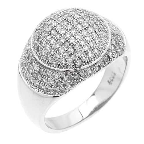 bague femme argent zirconium 8100910