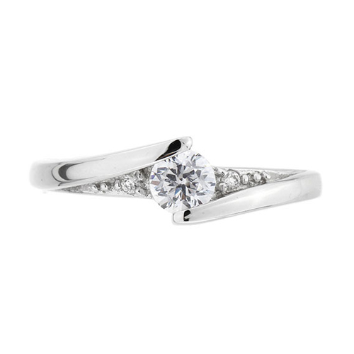 bague femme argent zirconium 8100914 pic2