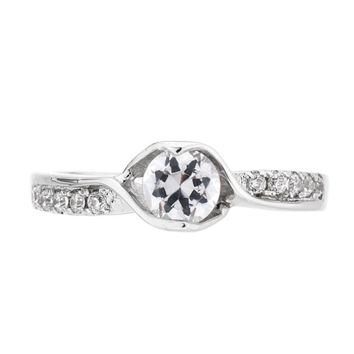 bague femme argent zirconium 8100924 pic2