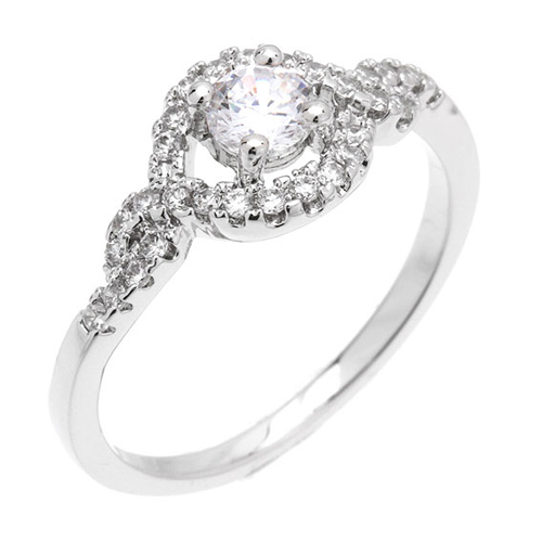 bague femme argent zirconium 8100925