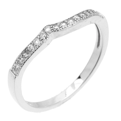 bague femme argent zirconium 8100931