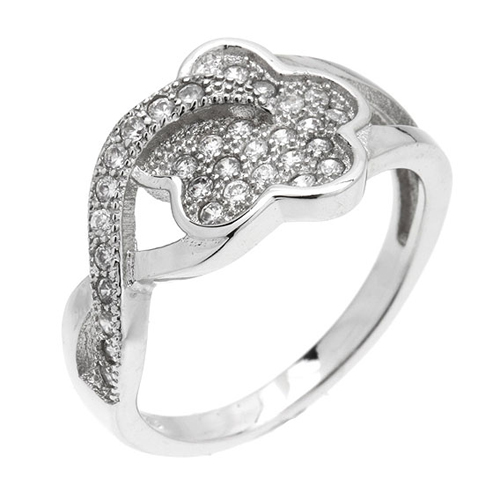 bague femme argent zirconium 8100933