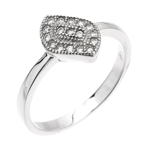 bague femme argent zirconium 8100934