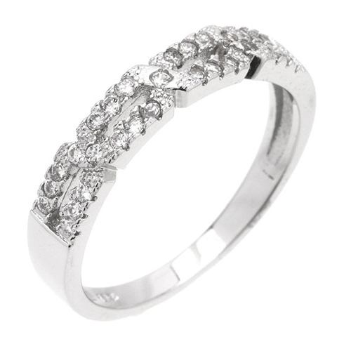 bague femme argent zirconium 8100935