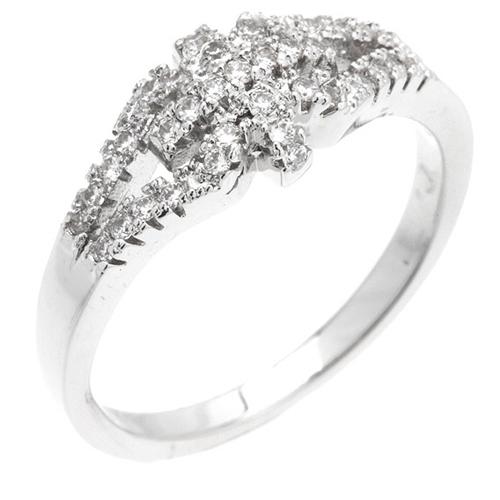 bague femme argent zirconium 8100941