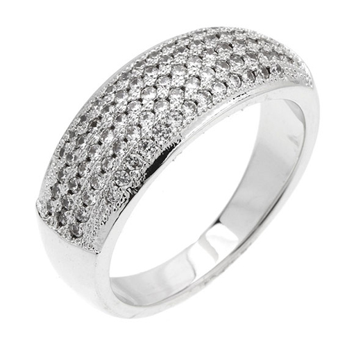 bague femme argent zirconium 8100946