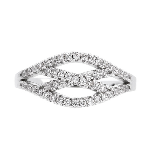 bague femme argent zirconium 8100950 pic2