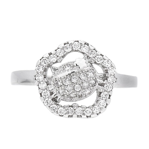 bague femme argent zirconium 8100953 pic2