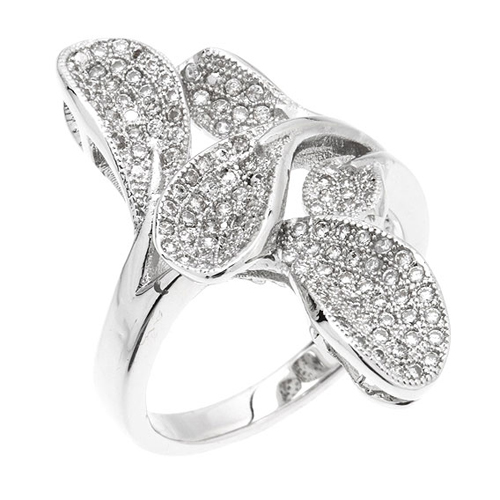 bague femme argent zirconium 8100954