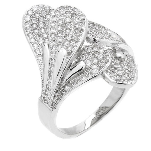 bague femme argent zirconium 8100956