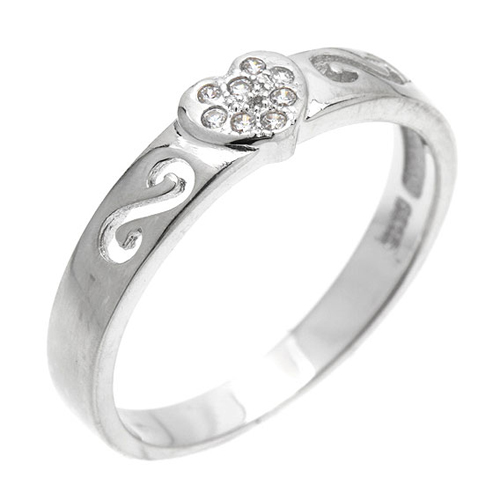 bague femme argent zirconium 8101003