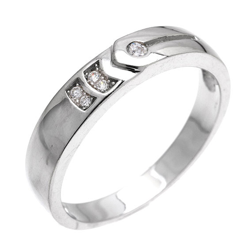 bague femme argent zirconium 8101009