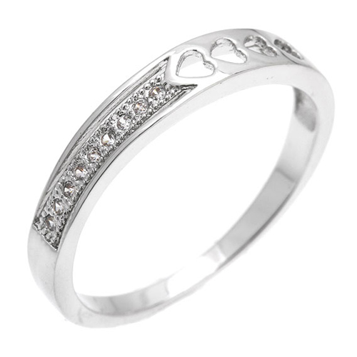 bague femme argent zirconium 8101025