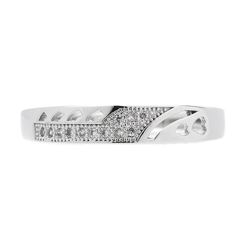 bague femme argent zirconium 8101029 pic2