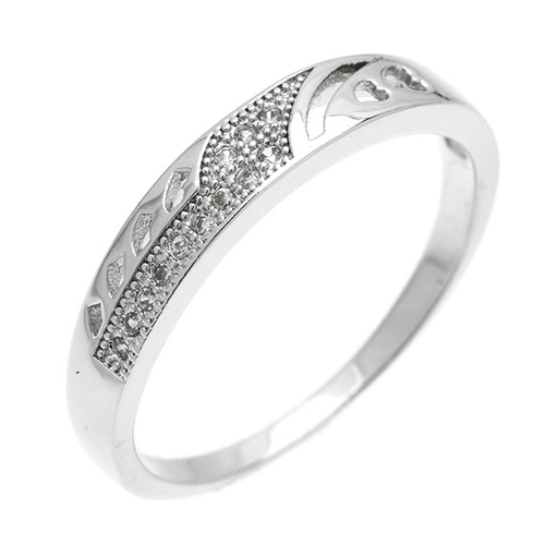 bague femme argent zirconium 8101029