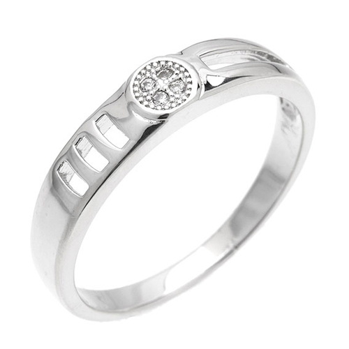 bague femme argent zirconium 8101033