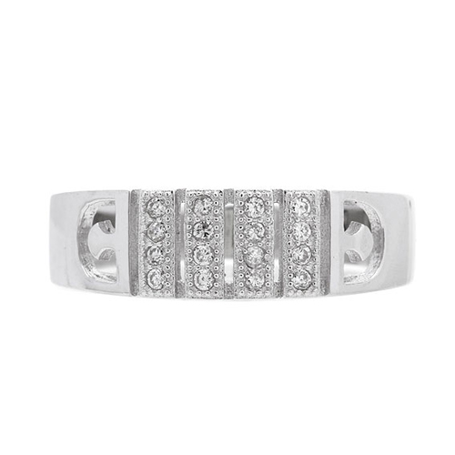 bague femme argent zirconium 8101041 pic2