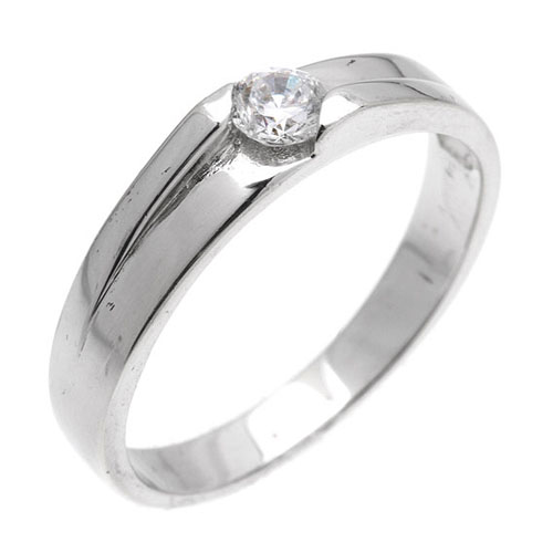 bague femme argent zirconium 8101047