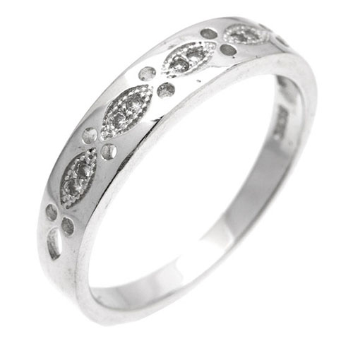 bague femme argent zirconium 8101063