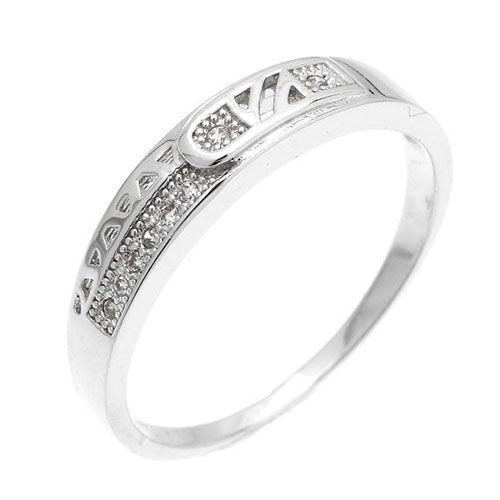 bague femme argent zirconium 8101067