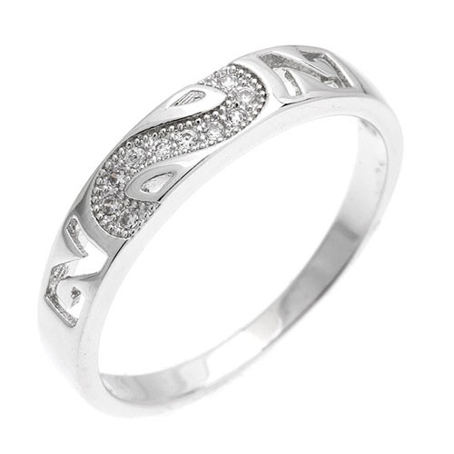 bague femme argent zirconium 8101069