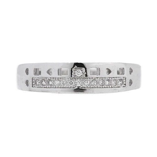 bague femme argent zirconium 8101075 pic2