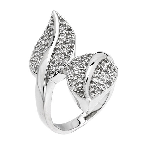 bague femme argent zirconium 8101091