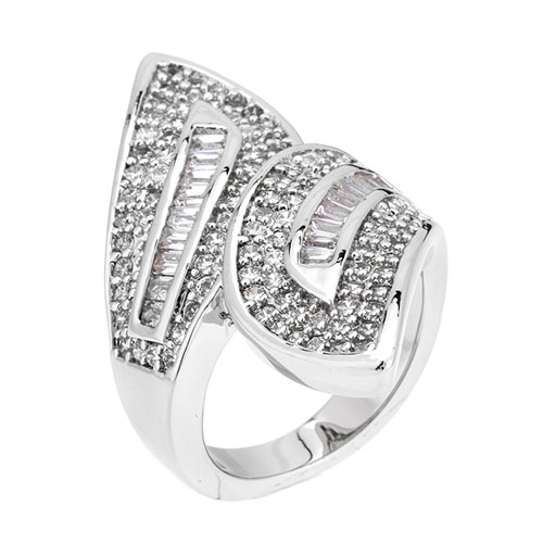 bague femme argent zirconium 8101094