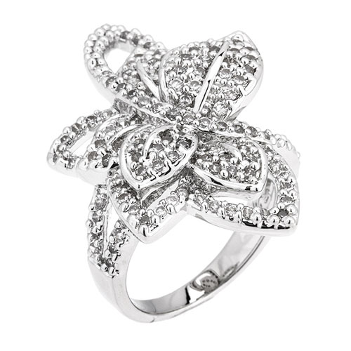 bague femme argent zirconium 8101100