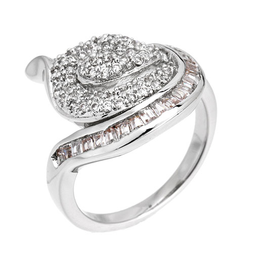 bague femme argent zirconium 8101116