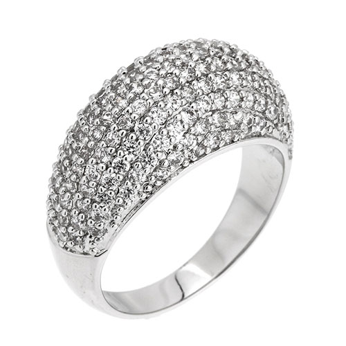 bague femme argent zirconium 8101120