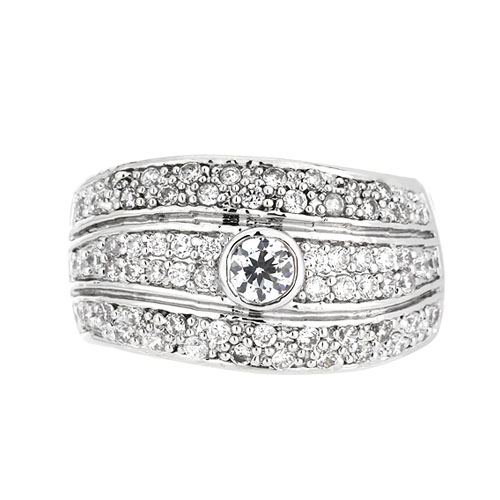 bague femme argent zirconium 8101122 pic2