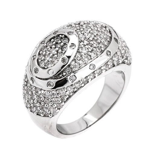 bague femme argent zirconium 8101124