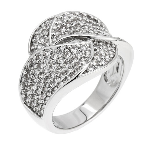 bague femme argent zirconium 8101133